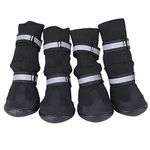 Protective Dog Shoes, Waterproof Dog Boots Non-Slip Dog Shoes with Reflective Strap Dog Boots for Large Dogs(XL-turista extranjero)