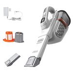 BLACK+DECKER dustbuster Handheld Vacuum, Cordless, AdvancedClean+, White (HHVK320J10)