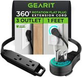 GEARit 360° Rotating Flat Plug Exte