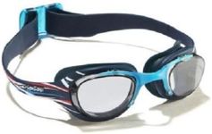 Decathlon Nabaiji Adults 100 Xbase Patterned Swimming Goggles Adult Navy Blue