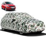 AutoGuys KR-I 100% Waterproof Car Cover Fabric for Tata Tiago [Year 2020 Onwards] - Dust & UV Proof Car Cover with Soft Cotton Flock Layer Inside for Paint Protection