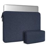 13.3 Inch Tablet Sleeve Case for Asus ZenBook 13/Asus Chromebook 13,Surface Laptop 3,MacBook Air 13 A2179 A1932/Razer Blade 13/Acer Spin 5, Lenovo Yoga 730 13.3,Laptop Case Bag with Small Case, Blue