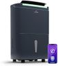 Klarstein DryFy Connect 40L Smart Luftentfeuchter, 40L/24h, WiFi App Steuerung, 7L Tank, Timer, Elektrischer Entfeuchter für Räume 35-45m², Automatische Abschaltung, Trocknungsmodus, Anthrazit