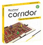 Kraftsman Wooden Corridor Board Game | 2-4 Players Board Game for All Age Groups | Real-time Maze Game