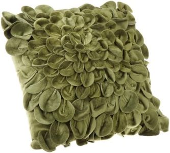 Brentwood Starburt Petals 16-Inch Pillow, Green