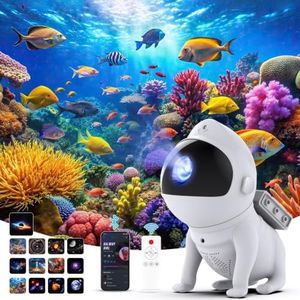 Syslux Planetarium Star Projector, Galaxy Projector,Space Dog Bedroom Night Light,4K Replaceable 13 HD Galaxy Discs,for Space Projector for Kids Adults Bedroom Decor Birthday Gifts