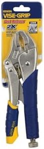 Irwin Industrial Tools 05T 10-Inch and 250-mm Curved Jaw Locking Plier with Wire Cutter