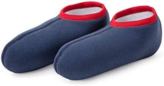 Shoe Socks Inner Lining Inserts for Rubber Boots and Wellies, Wellington Boot Liners, Made of Felt and Cotton, Protection Against Cold and Winter Frost, for Men and Women, by Kaps, Blue, 45-46 EUR / 11-12 UK Men