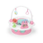 Bright Starts, Disney Princess SuperSeat, Fun Baby Seat for Sitting Up, Playtime, and Meals, Ages 4 Months to 4 Years, Pink