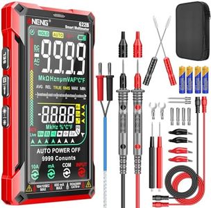 ANENG Digital Multimeter Tester TRMS 9999Counts Smart Auto-Ranging Anti-Burning Ohm Amp Voltmeter with NCV,DC/AC Current,Voltage,Resistance Diodes,Continuity,Capacitance,Temperature