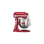 KitchenAid Professional 325 W Stand Mixer 6.9 Litre, Red, Ten Speed 40-200 rpm, Cake Mixer with Bowl - Includes Whisk, Beater and Dough Hook - 5KSM7990XBER, CB576