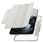 Spigen Flip case for iPad Air 11 inch M4 (2026), iPad Air 11 inch M3/M2 (2025-2024), 10.9 inch 5th/4th Gen (2022/2020), Detachable Front & Back Cover, Pencil Holder, Full Cover(Air Skin Pro) - Gray