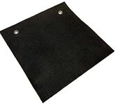 MAGNA TOOLS 12" x 12" Carbonized Felt Pad for Welding, Heat Protection, Sparks Protection, Flame Protection, Torch Protector, Welding Blanket with Grommets Made in USA