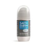 Salt of the Earth Refillable Natural Deodorant Roll On Vetiver & Citrus - Effective Protection, 100% Natural ingredients, Eco friendly, Vegan, Cruelty Free. Suitable for Men, Women & Kids - 75ml