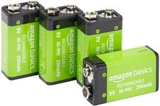Amazon Basics 4-Pack Rechargeable 9