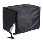 sourcing map Universal Generator Cover, 26"L x 20"W x 20"H Oxford Fabric Waterproof Dustproof Portable Covers for Most Generators, Black