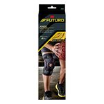 Futuro Hinged Knee Brace, Adjust to Fit, Black, Firm Stabilizing Support