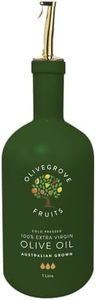 Olivegrove Fruits Extra Virgin Olive Oil (EVOO) 1 Litre Bottle | Cold Pressed 100% Natural Australian Olive Oil | Smooth & Balanced Flavour for Everyday Cooking (Robust - Dark Green Bottle)
