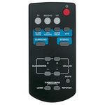 VINABTY FSR60 WY57800 Replacement Remote Control fit for Yamaha Soundbar YFSR60 YAS-101 YAS-101Bl ATS-1010 YAS101Bl YAS-201 ATS-201 YAS-201BL YAS-CU201 WY57800 FSR62 ZC94940 ATS1010 YAS101 YAS101BL