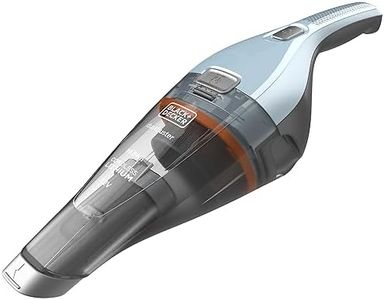 BLACK+DECKER NVC215W-QW Aspirateur à main sans fil, Aspirateur de table léger, Aspirateur de voiture ergonomique, Aspirateur à poil d'animaux, 385 ml, 7,2V