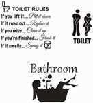 WENDAXINGXY Bathroom Stickers Toile