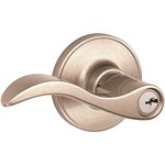 Dexter by Schlage J54SEV619 Seville Keyed Entry Lever, Satin Nickel by Schlage Lock Company