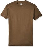 Soffe Men's 3 Pack Military T-Shirts Brown Large