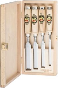Kirschen 1141000 Firmer Chisel Set (with Hornbeam Handles (4 Piece)