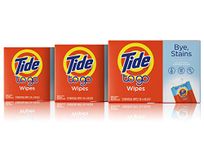 Tide to Go Instant Stain Remover Wipes, 3 Count, 10 Wipes Each