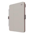 Speck iPad 10th Generation Case 2022 - Slim Multi Range Stand, Hard Back Case - Apple Pencil Holder & Drop Protection - 10.9 Inch iPad, Camera Shield - Beech Grey/Cinnamon Biscuit BalanceFolio