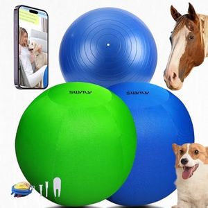 SWYIVY 30 Inch Dog Horse Ball with 2 Covers, Giant Herding Ball for Dog Blue Heelers, Extra Large Equine Training