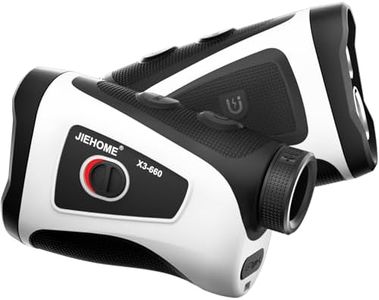 Golf Rangefinder JIEHOME X3 660Yards Range Finder with Slope Rechargeable Magnetic Laser Range Finders Flag-Locking Vibration Continuous Scan Distance Rangefinder for Tournament Legal