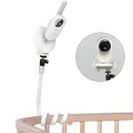 JAMUILS Universal Flexible Twist Baby Video Monitor Holder Clip for Cot, Compatible with Hellobaby HB30 HB32 HB35 HB50, Philips Avent SCD843/26 SCD833/26, Vtech VM3250 VM819