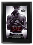 HWC Trading A3 FR Get Rich or Die Tryin The Cast 50 Cent Gifts Printed Poster Signed Autograph Picture for Movie Memorabilia Fans - A3 Framed