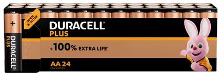 Duracell Plus 038882 AA/LR06/MN1500 AA Batteries Pack of 24