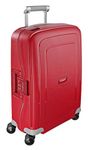 Samsonite S'Cure - Spinner S carry on, with 4 wheels, 55 cm, 34 L, Crimson Red