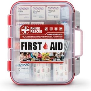 RHINO RESCUE 371 Pieces OSHA All-Purpose First Aid Kit, Home & Office Professional Medical Supplies, Ideal for Emergency, School, Business
