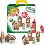 CreateOn Crayola Holiday Gingerbread House Magnetic Tiles, Magnetic Kids Building Toys, Educational Stem Toys for Ages 3+, 24-Piece Set