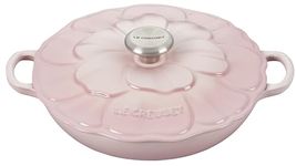 Le Creuset Signature Enameled Cast Iron Petal Braiser, 2.25qt., Shell Pink