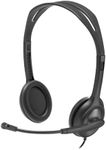 Logitech H111 Stereo Headset with 3.5 mm Audio Jack, Black