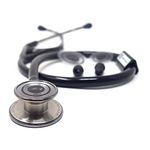 IS IndoSurgicals Silvery III-SS Stethoscope (Black)