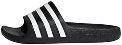 adidas Unisex Kids Adilette Aqua slide sandal, Core Black Ftwr White Core Black, 5 UK