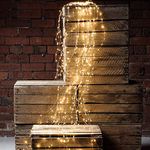 Solar String Lights Outdoor, Fairy Twinkling 200 LEDs, 6.6 ft*10 Strands Spiral Spray Copper Wire, Waterproof IP55 Solar Powered Decorative Vines 8 Modes Automatic Garden, Lawn, Wedding (Genuine products only sold by LivinArts Official)