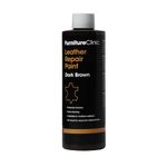 Furniture Clinic Leather Repair Paint & Dye | Self Seal Colourant for Quick and Easy Leather Repair | Suitable for Leather Sofas, Leather Car Seat, Shoes, Handbag, and More - Dark Brown, 250ml