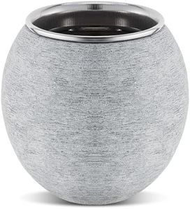 Hushee 1 Pcs Sauna Aromatherapy Stone Cup Round Sauna Aromatherapy Oil Holder Aroma Fragrance Essential Oil Sauna Accessories with Stainless Steel Diffuser Bowl for Spa