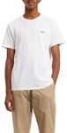 Levi's Men's Ss Original Housemark Tee-Core Chesthit Logo T-Shirt, White, S