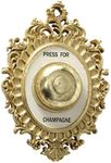 Wall object champagne bell, gold, m