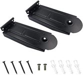 1 Pair of Black Soundbar Wall mounting Brackets for LG Rear Speaker S95QR SN11R SN11RG SP11RA SPN11 SPN11M SPN8 SPN8M SPP11 SPP11M SPP8M-W SPQ8-W SPQ9 Rear Surround Speakers (with Screw Accessories)