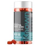 Essential Amino Acid (EAA) Gummies by Known Nutrition | Essential Support for Muscle Growth, Recovery, and Energy | Delicious Pink Lemonade Flavour | 60 Two-Per-Serve Gummies (One Month’s Supply)