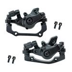 LOOEEL 1 Pair Bike Mechanical Disc Brake,Universal Front and Rear Mechanical Disc Brake Calipers for Mountain Bikes,Folding Bikes,Road Bikes